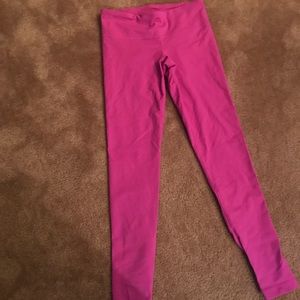 Pink UA workout pants